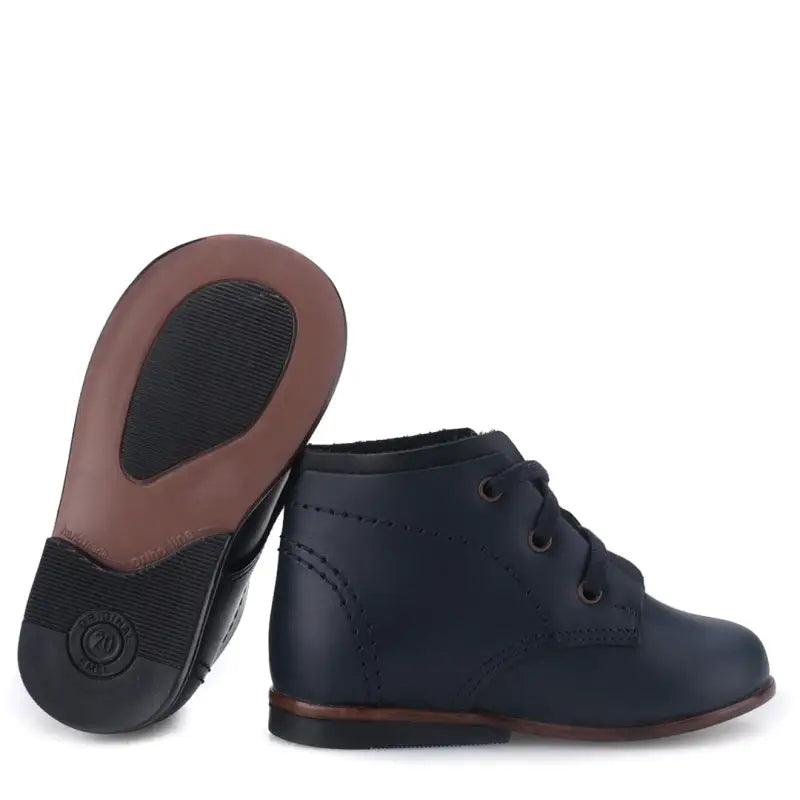 Emel 2408 deep navy first walker bootie