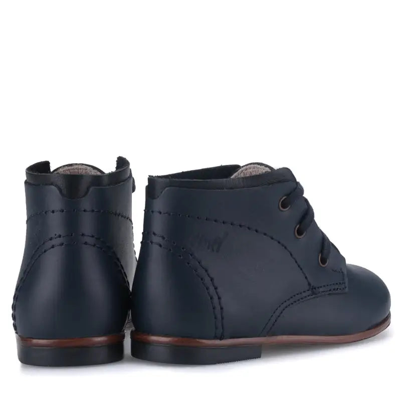 Emel 2408 deep navy first walker bootie