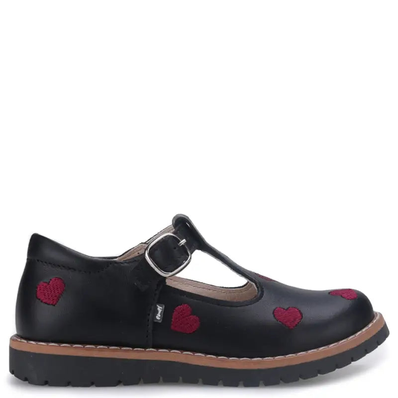 Emel black hearts t strap e2724 strap