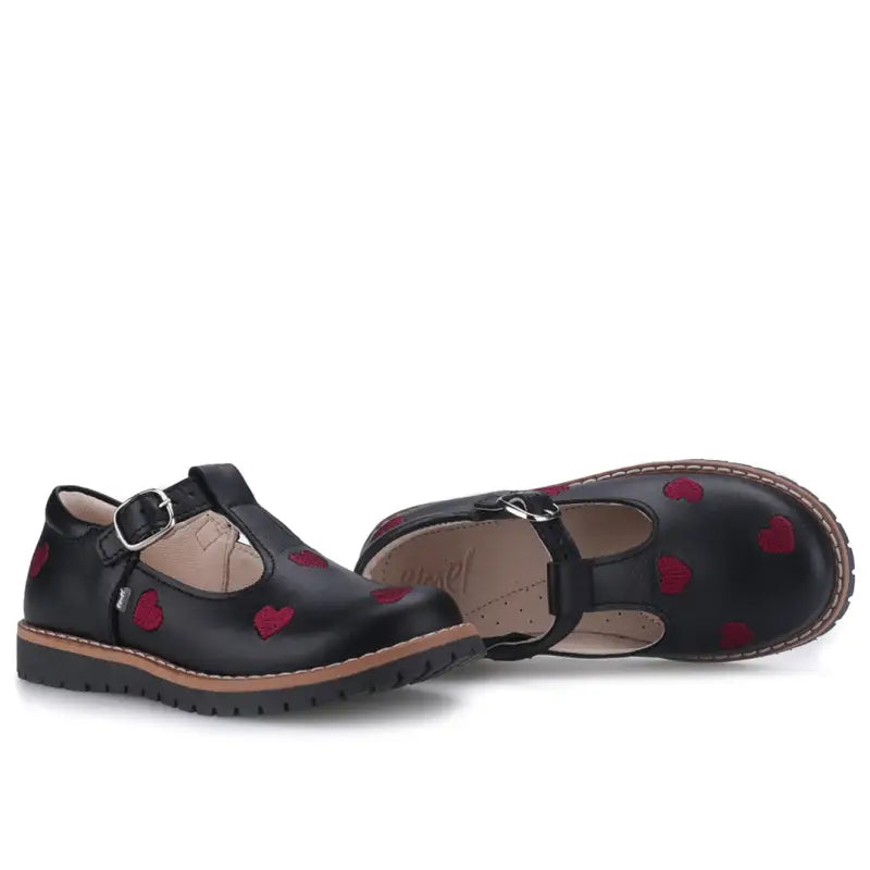 Emel black hearts t strap e2724 strap