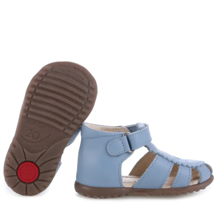 Emel Blue Horse Toddler Sandal 1670 - BOYS