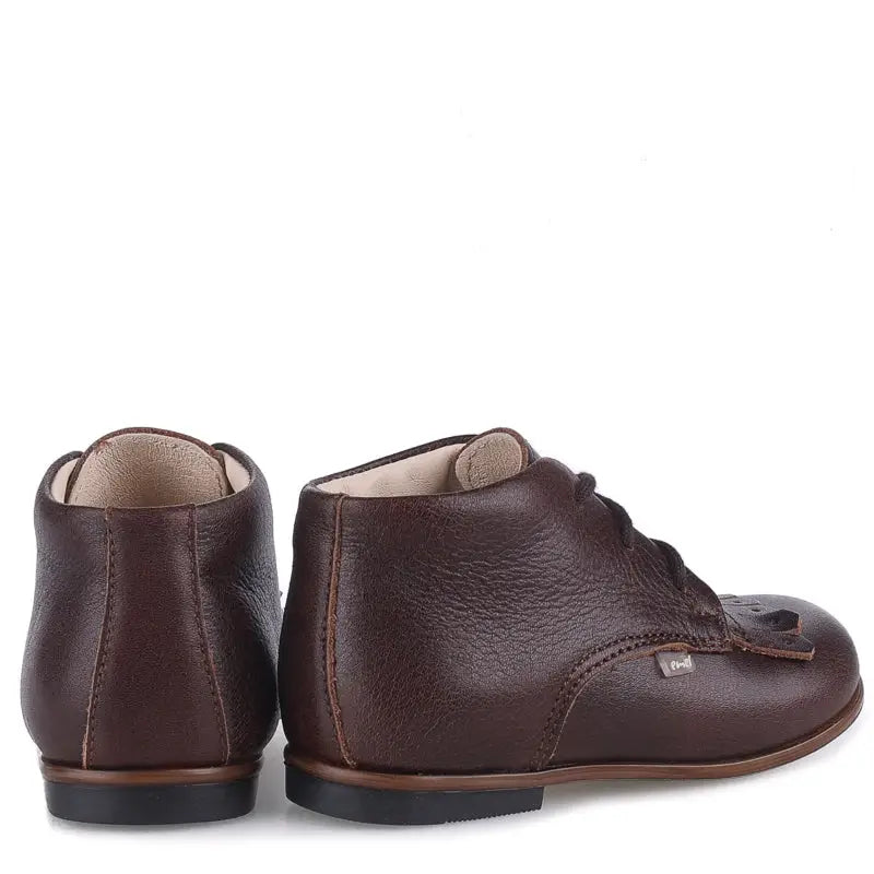 EMEL Dark Brown Fringe Toddler Bootie E1426 - FIRST WALKER
