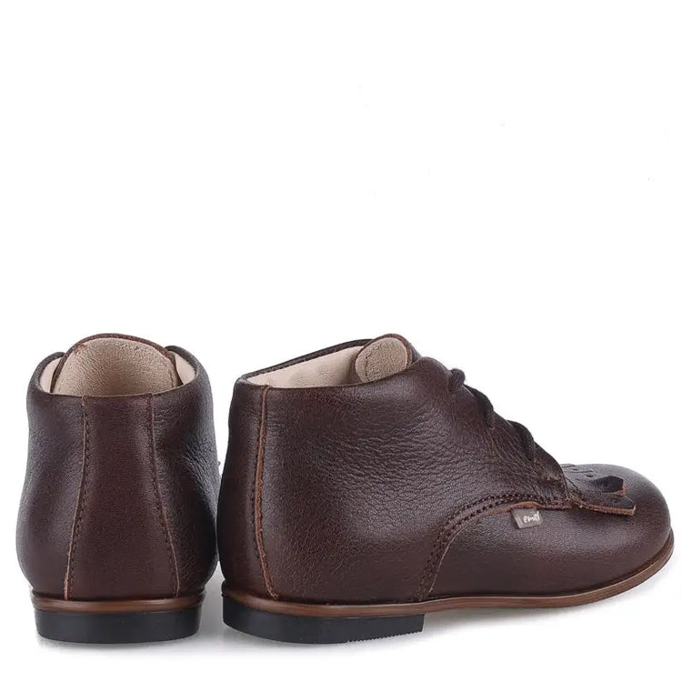 EMEL Dark Brown Fringe Toddler Bootie E1426 - FIRST WALKER