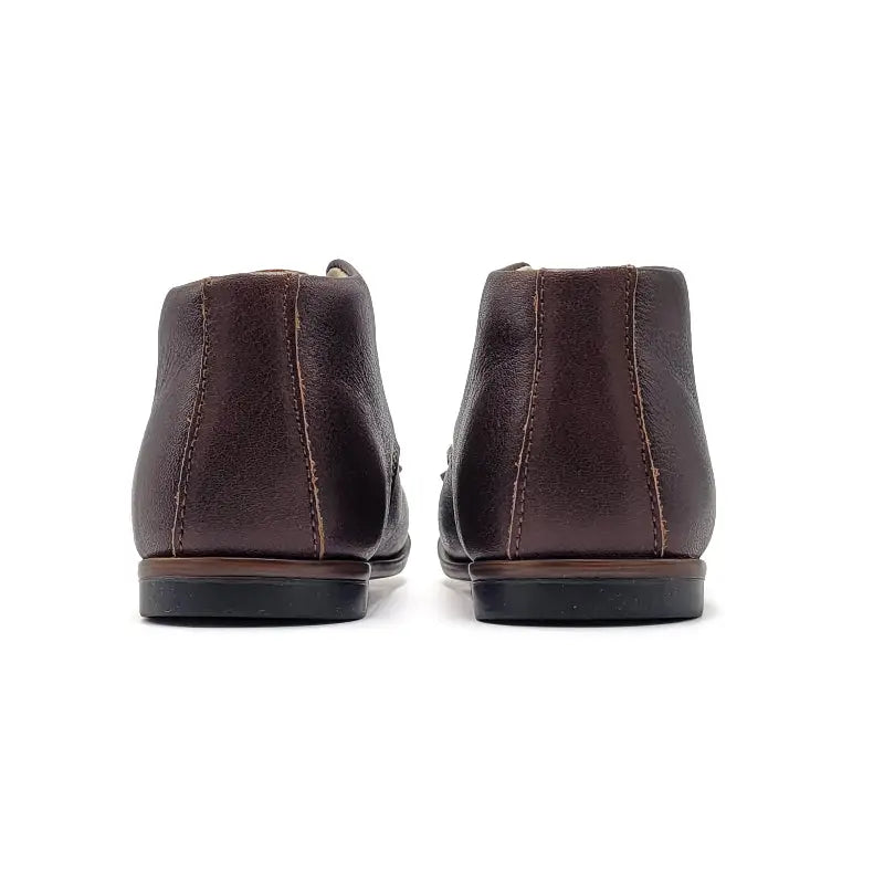 EMEL Dark Brown Fringe Toddler Bootie E1426 - FIRST WALKER