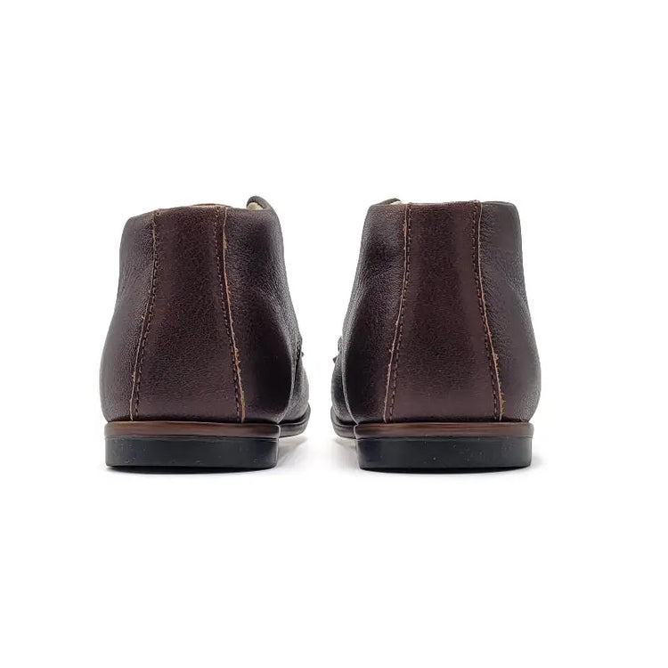 EMEL Dark Brown Fringe Toddler Bootie E1426 - FIRST WALKER