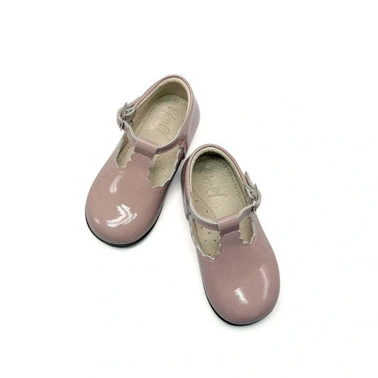 Emel dusty pink baby t-strap first walker shoes fast shipping
