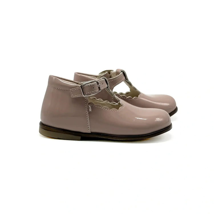 Emel dusty pink baby t-strap first walker shoes fast shipping