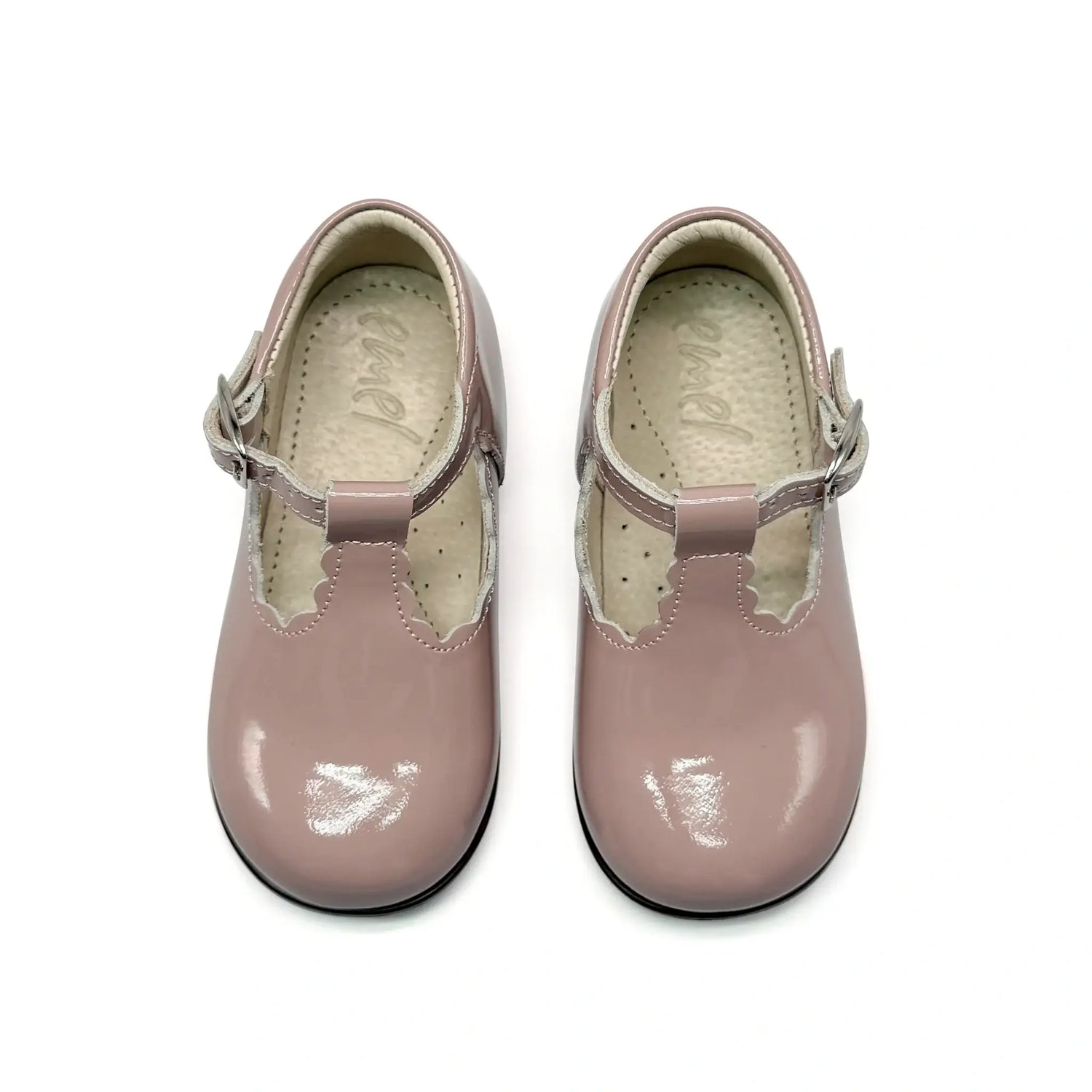 Emel dusty pink baby t-strap first walker shoes fast shipping