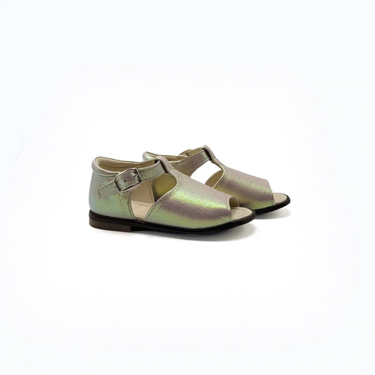 Emel iridescent first walker sandal for baby fast shipping