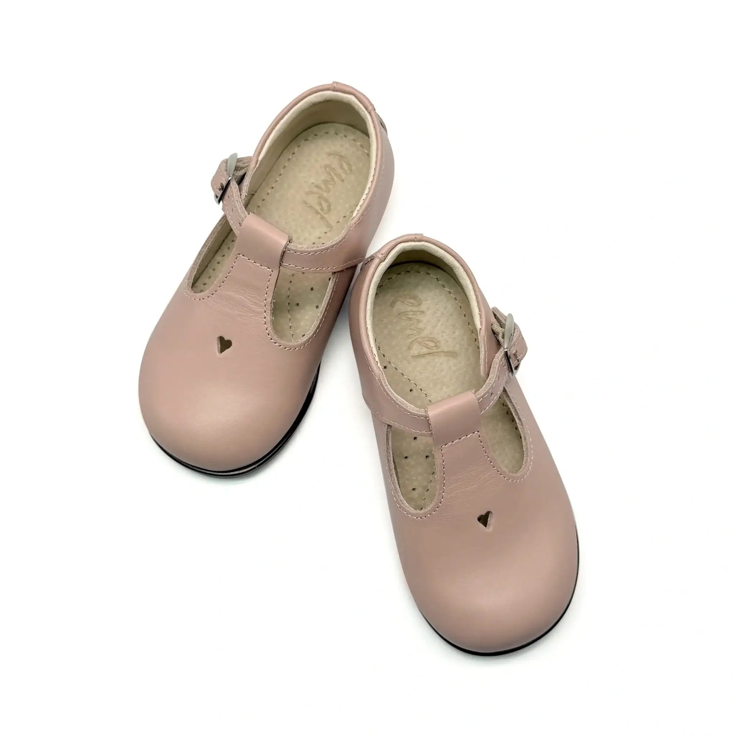 Emel nude pink first walker t-strap shoes fast shipping