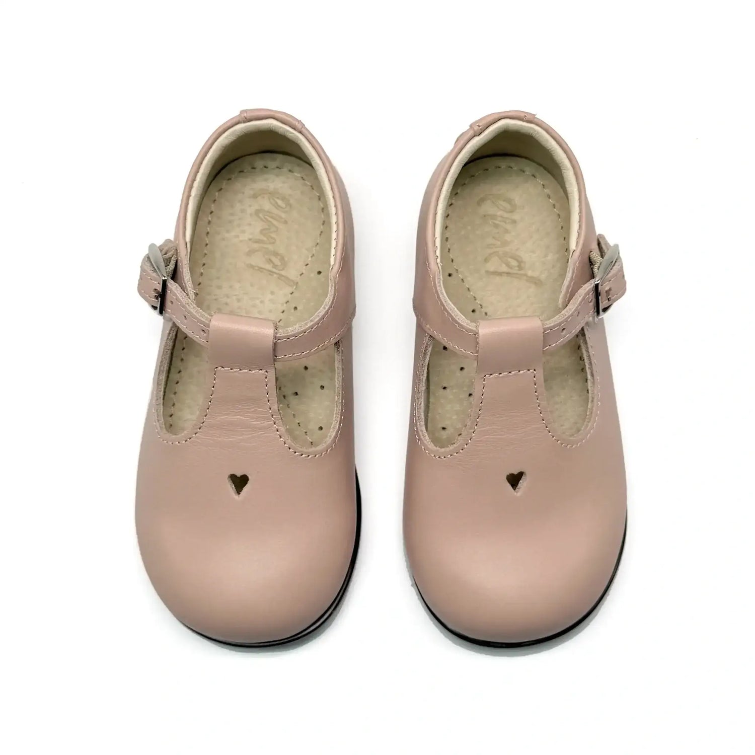 Emel nude pink first walker t-strap shoes fast shipping