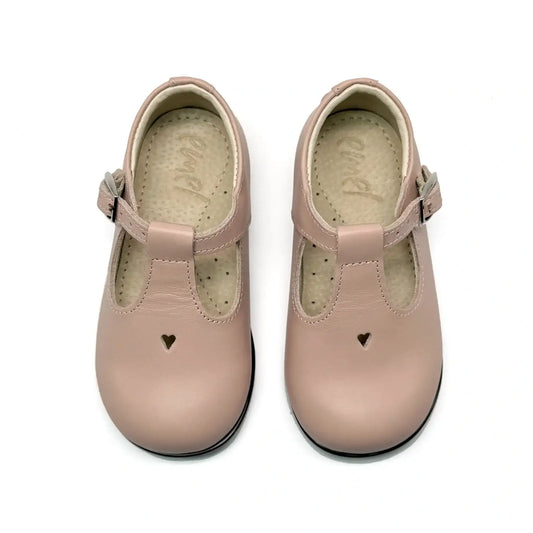 Emel nude pink first walker t-strap shoes fast shipping