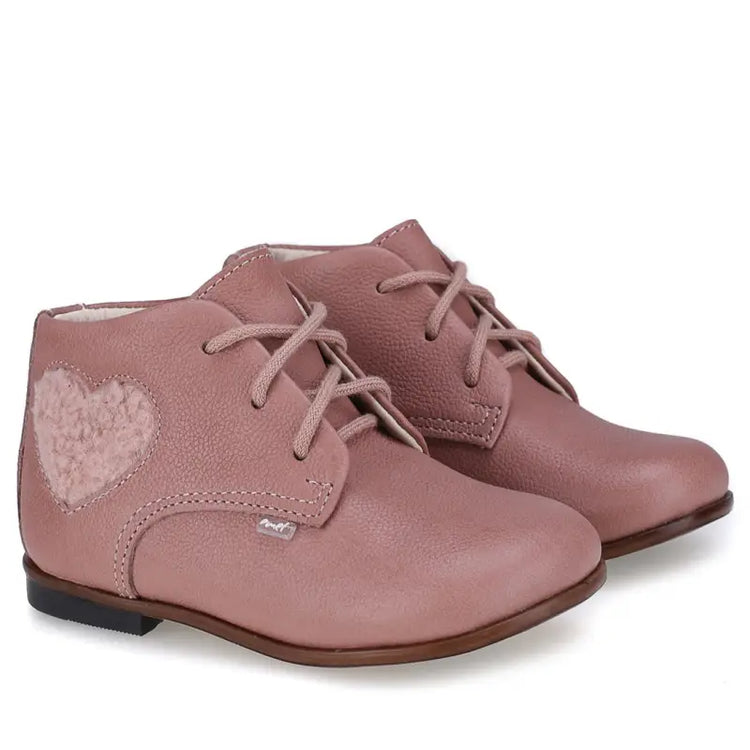 Emel pebbled pink first walker bootie e1426 first walker bootie