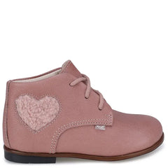 Emel pebbled pink first walker bootie e1426 first walker bootie