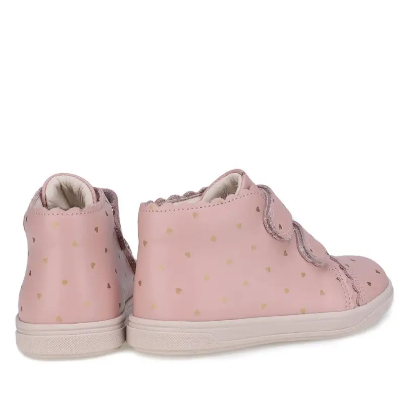 Emel Pink Gold Velcro Sneaker 2671 - BOYS