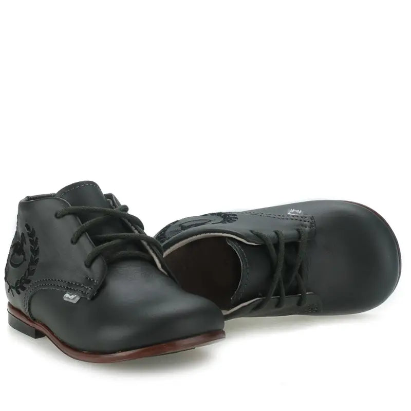Emel rich forest green toddler bootie e1426 first walker bootie