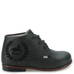 Emel rich forest green toddler bootie e1426 first walker bootie