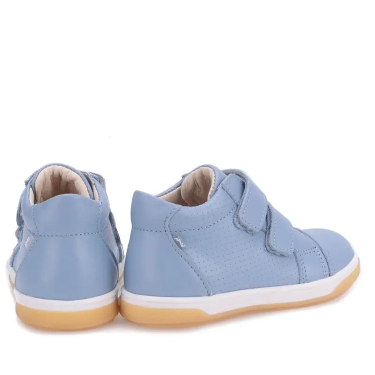 Emel Sky Blue Velcro Toddler Sneaker 2675 - FIRST WALKER