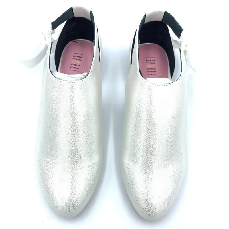 Esporre white metallic dress shoe gs527 - ladies