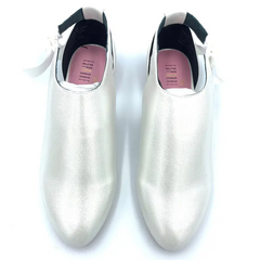 Esporre white metallic dress shoe gs527 - ladies