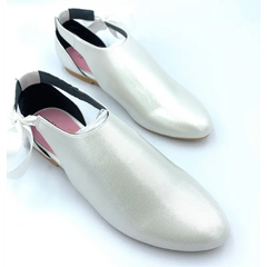 Esporre white metallic dress shoe gs527 - ladies