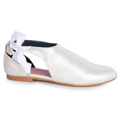 Esporre white metallic dress shoe gs527 - ladies