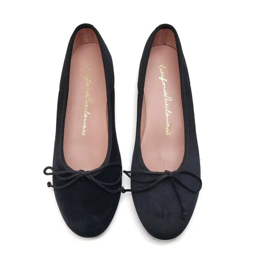 Euphoria black velvet ballet flat 4001 - ballet