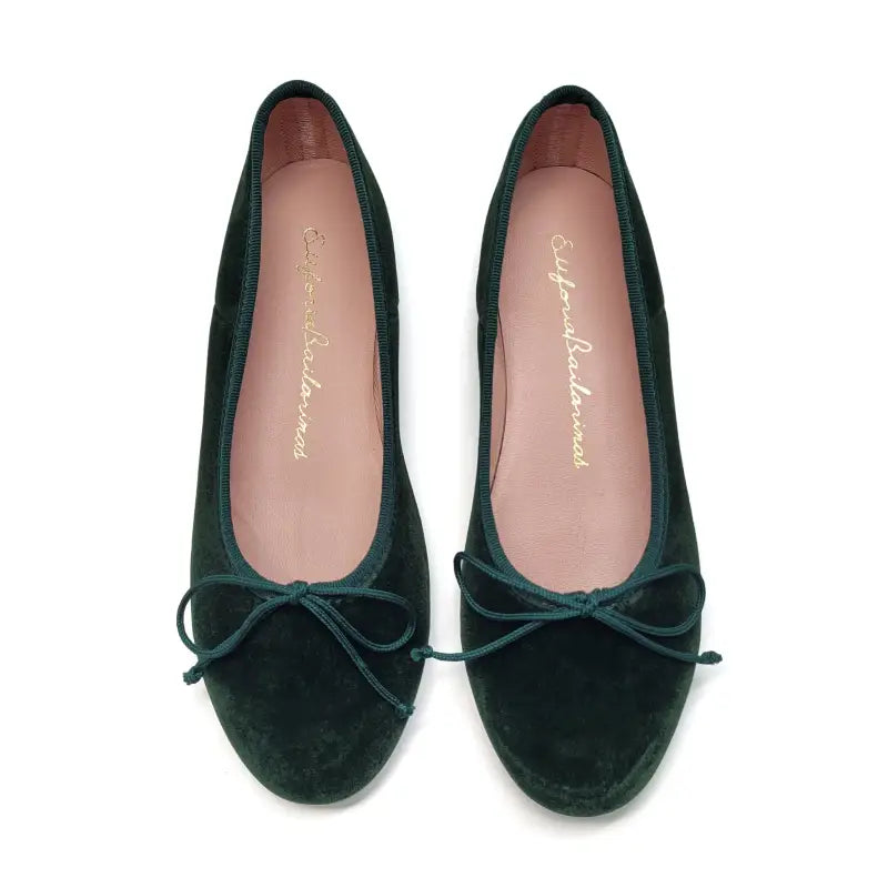 Euphoria deep green velvet ballet 4001 - ballet