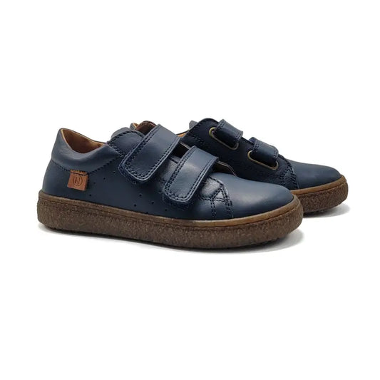 Falcotto carex navy leather sneakers