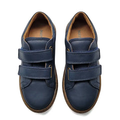 Falcotto carex navy leather sneakers