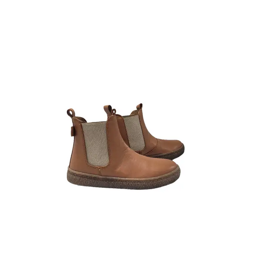 Falcotto figus cognac leather slip on bootie boys