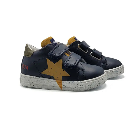 Falcotto-salazar- - navy star - baby sneaker
