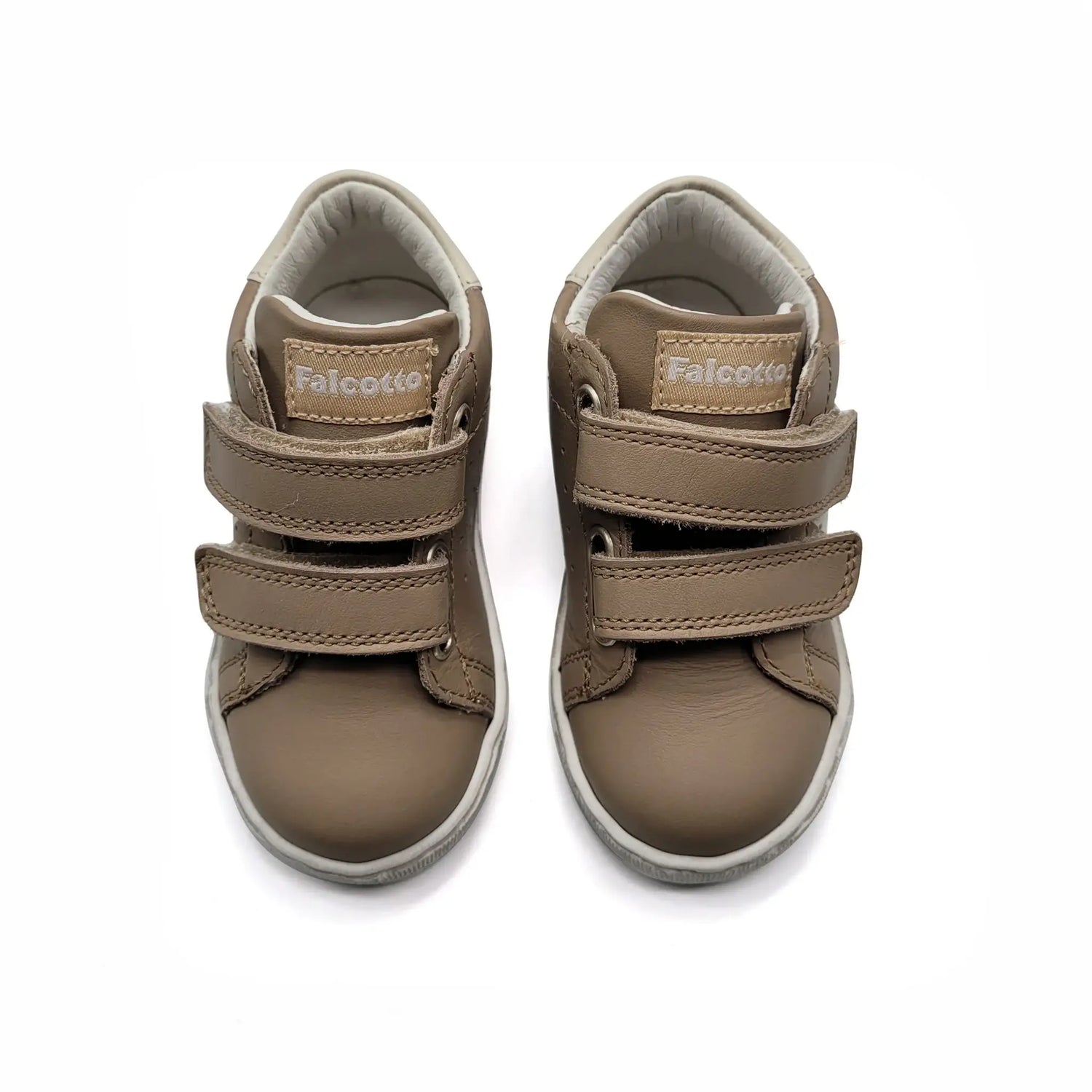 Falcotto salazar taupe star velcro baby sneakers fast shipping