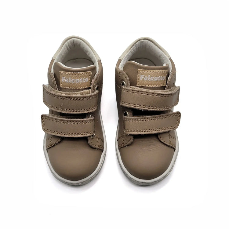 Falcotto salazar taupe star velcro baby sneakers fast shipping