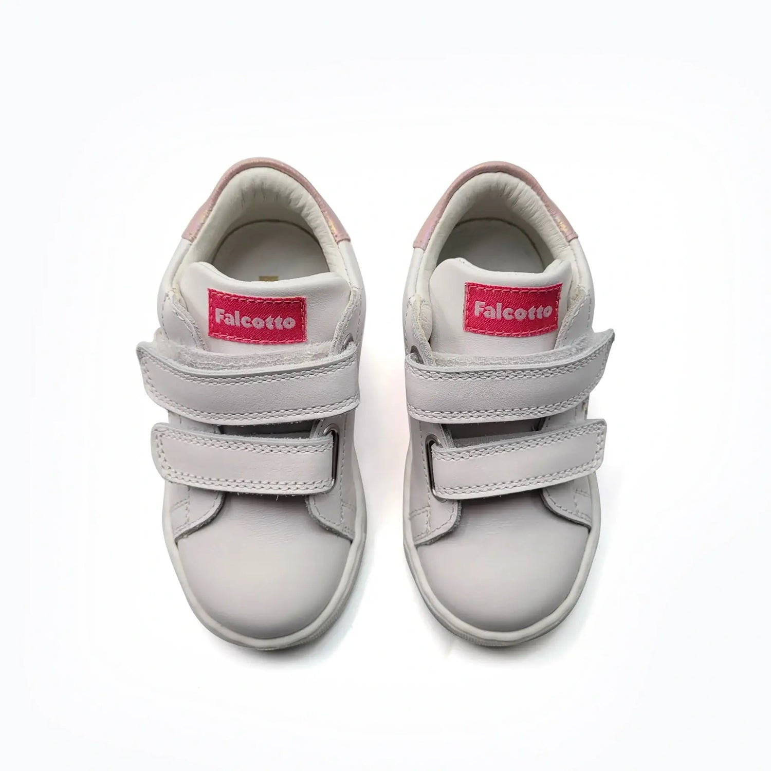 Falcotto sasha white lilac glitter velcro sneaker fast shipping