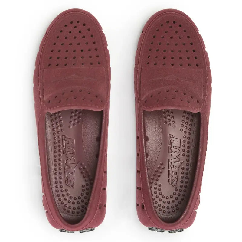 Floafers Posh Burgundy Suede Water Shoe