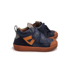 Froddo Dark Blue & Orange Velcro Sneaker G2110093 - 22 - FIRST WALKER
