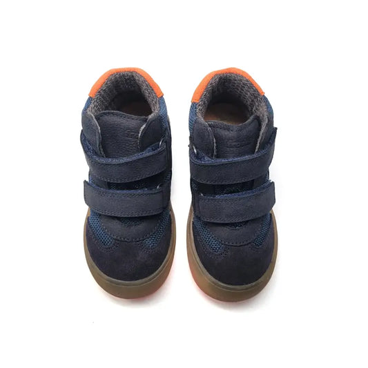 Froddo navy orange velcro sneaker 2110152 - first walker sneaker
