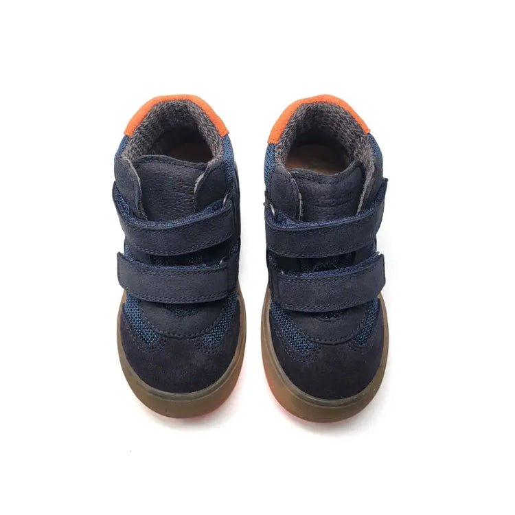 Froddo navy orange velcro sneaker 2110152 - first walker sneaker