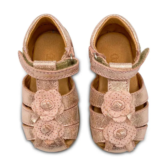 Froddo Pink Flower Closed Toe Sandal G - GIRLS