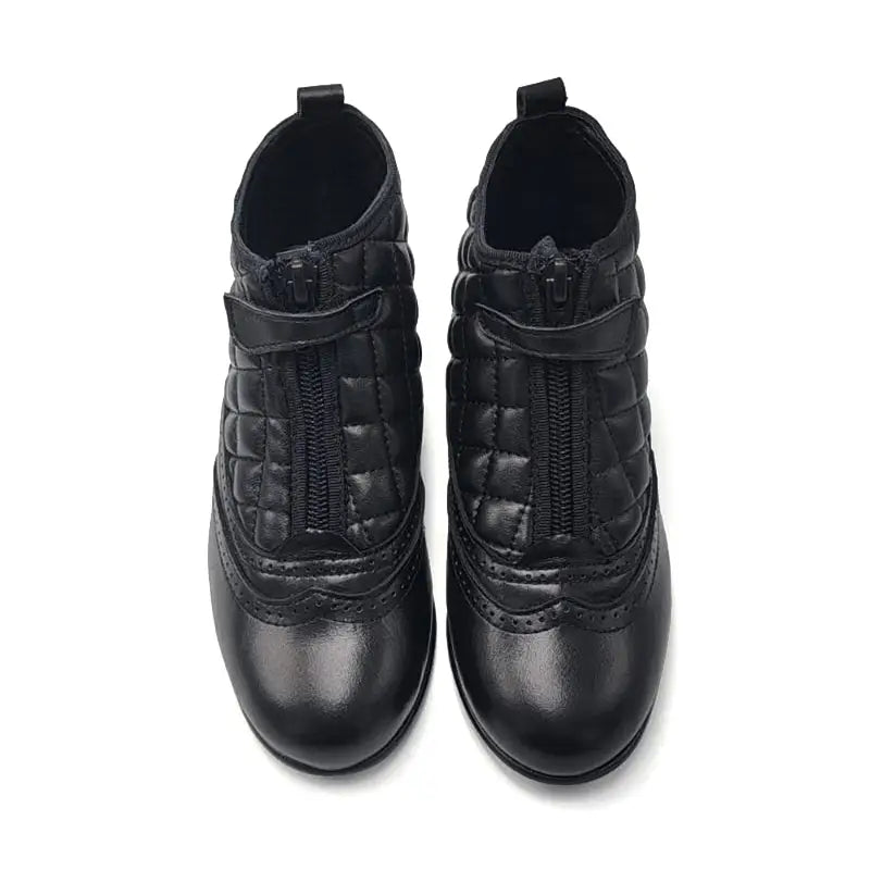 geppettos-black-quilted-front-zip-bootie-girls