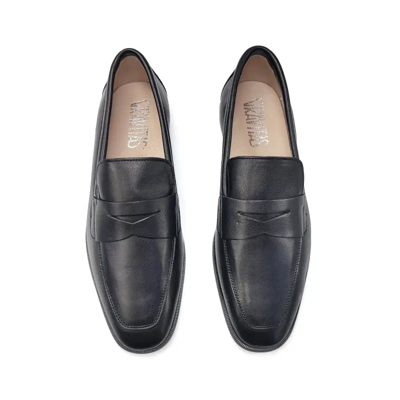 Gravitas black penny loafer ci3422 - boys