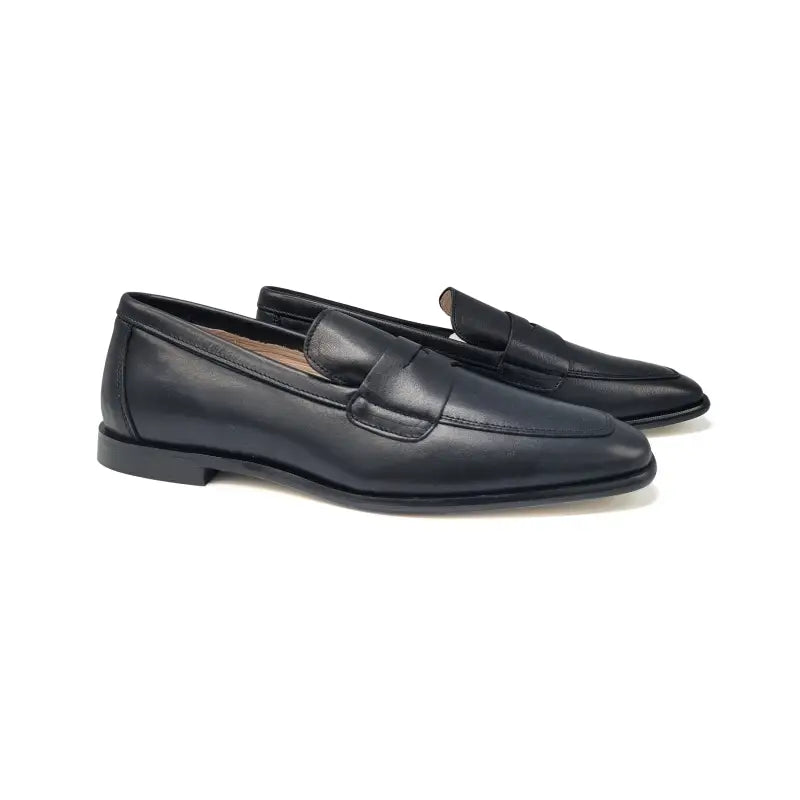 Gravitas black penny loafer ci3422 - boys