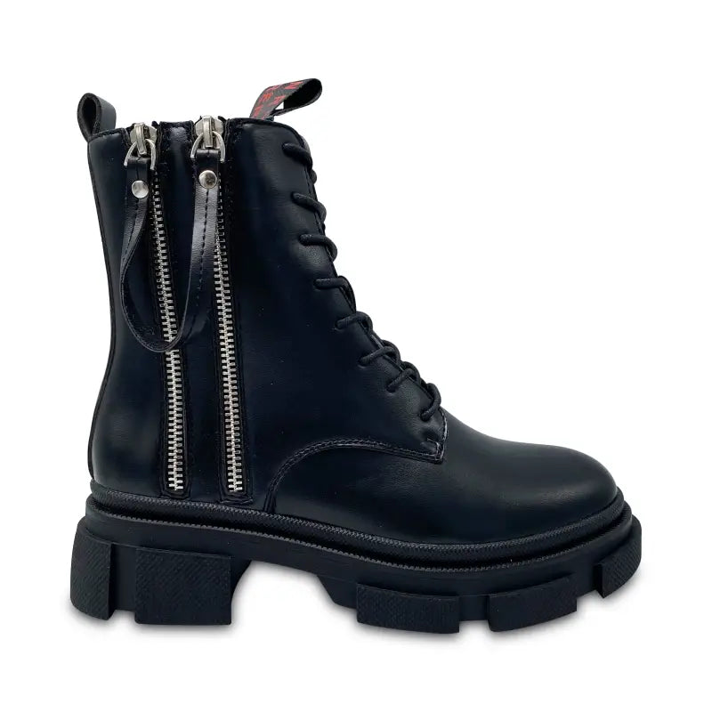 henry-ferrara-black-zipper-chunky-bootie-cali-girls