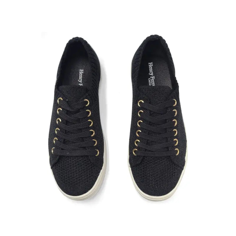 Henry ferrera manas black lace sock sneaker - girls