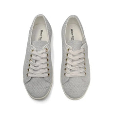 Henry ferrera manas silver lace sock sneaker - girls