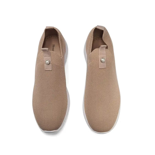 Henry ferrera mara taupe sock sneaker - girls