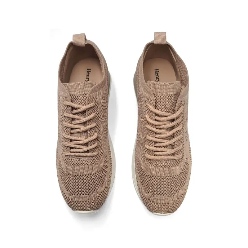 Henry ferrera moca taupe chunky lace sneaker - girls