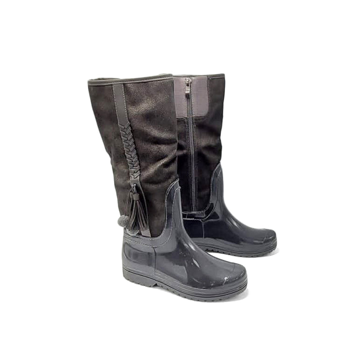 henry-ferrera-pom-grey-rain-boot-girls