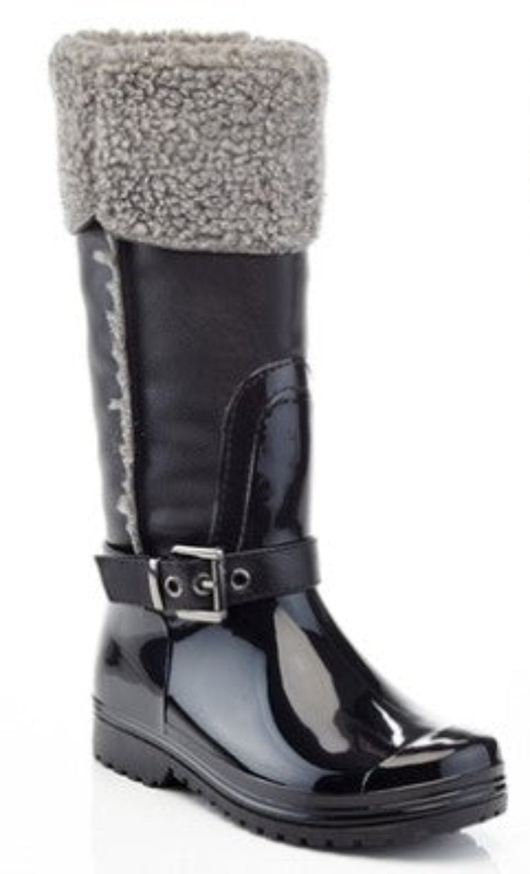 henry-ferrera-shearling-faux-fur-black-rain-boot-girls